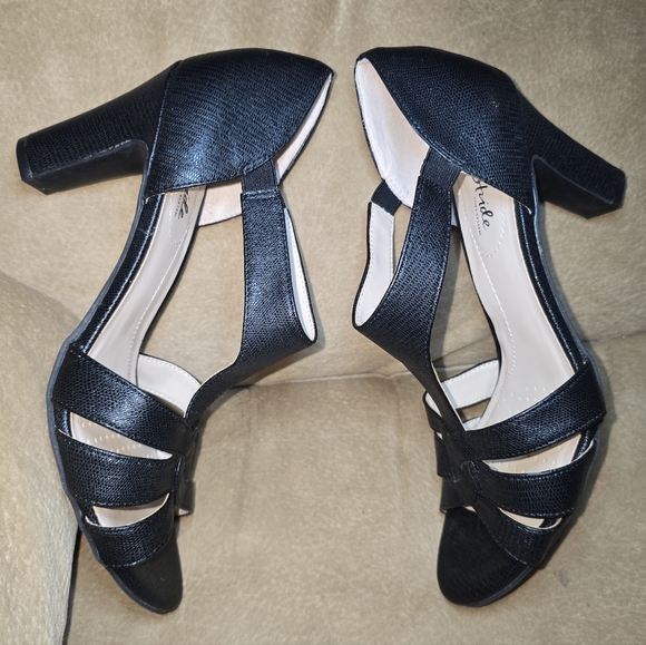 LifeStride Caramel Women's High Heels By LifeStride Black Size 9.5M - Picture 7 of 8